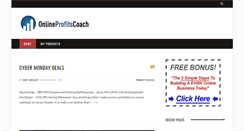 Desktop Screenshot of onlineprofitscoach.com